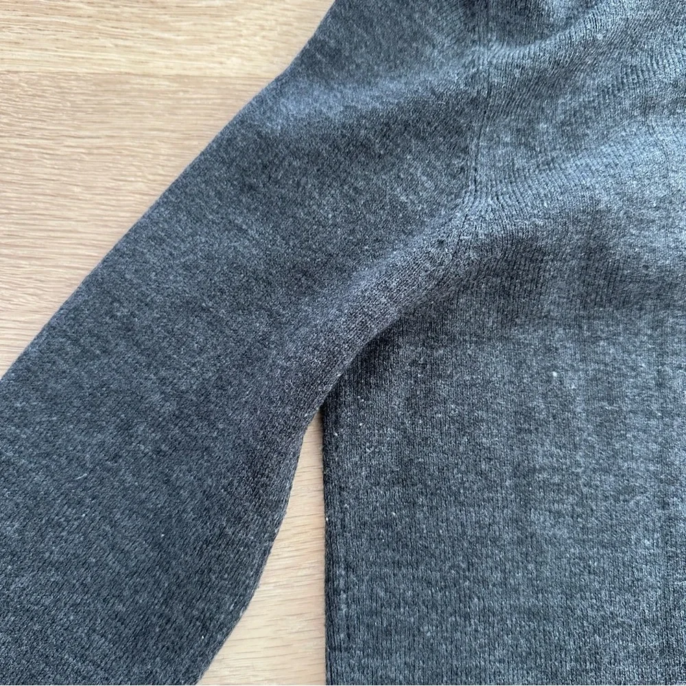 FRENCH CONNECTION - CHARCOAL KNIT TUNIC - SIZE SMALL - Picture 5 of 7